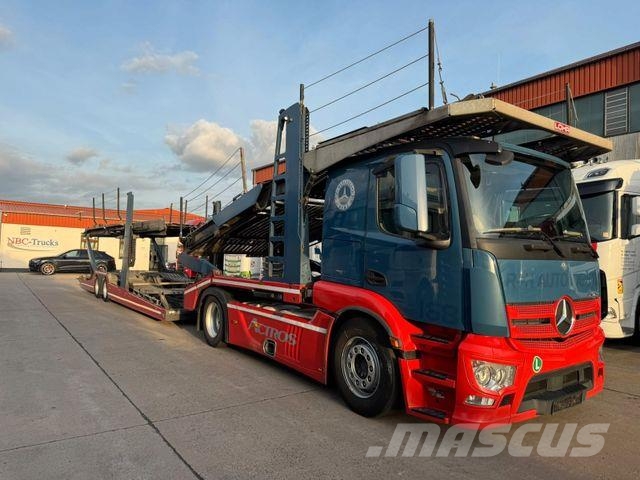 Mercedes-Benz ACTROS 1843 * AUTOTRANSPORTER*LOHR AUFBAU*LEDER* Νταλίκες μεταφοράς οχημάτων