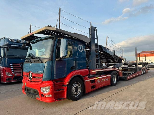 Mercedes-Benz ACTROS 1843 * AUTOTRANSPORTER*LOHR AUFBAU*LEDER* Νταλίκες μεταφοράς οχημάτων