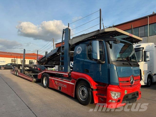 Mercedes-Benz ACTROS 1843 * AUTOTRANSPORTER*LOHR AUFBAU*LEDER* Νταλίκες μεταφοράς οχημάτων