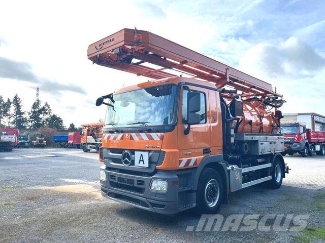Mercedes-Benz Actros 1836 L Saug + Spülwagen Kroll Kombi 8m³ Vákuum teherautok