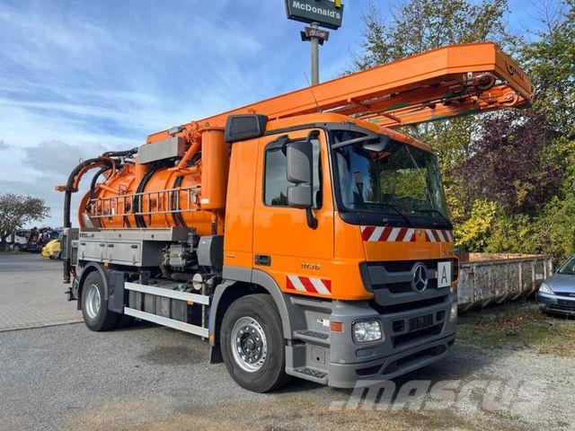 Mercedes-Benz Actros 1836 L Saug + Spülwagen Kroll Kombi 8m³ Vákuum teherautok
