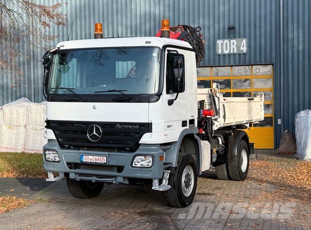 Mercedes-Benz ACTROS 1841 - 4x4 - Kran - Funk - EURO5 Camiones grúa