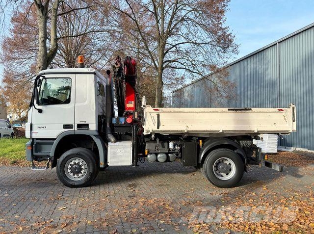 Mercedes-Benz ACTROS 1841 - 4x4 - Kran - Funk - EURO5 Camiones grúa