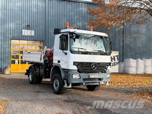 Mercedes-Benz ACTROS 1841 - 4x4 - Kran - Funk - EURO5 Camiones grúa