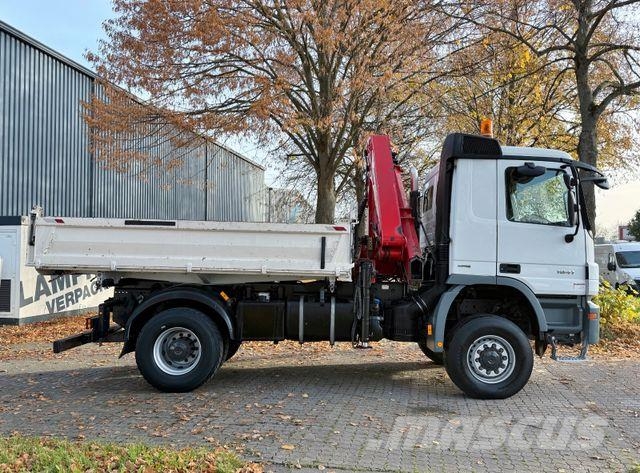 Mercedes-Benz ACTROS 1841 - 4x4 - Kran - Funk - EURO5 Camiones grúa