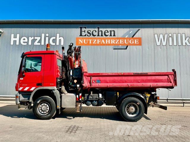 Mercedes-Benz Actros 1841 AK 4x4 MP3 Atlas TLC105.2*FUNK*Kran Самоскиди