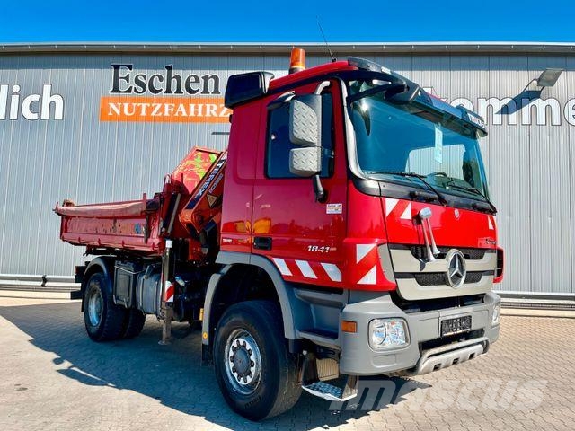 Mercedes-Benz Actros 1841 AK 4x4 MP3 Atlas TLC105.2*FUNK*Kran Самоскиди
