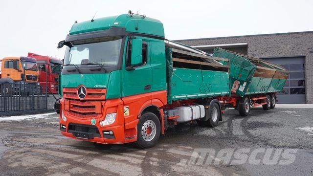 Mercedes-Benz Actros 1845 Zug Kipper Dreiseitenkipper Getreide Самоскиди