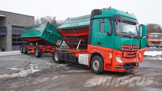 Mercedes-Benz Actros 1845 Zug Kipper Dreiseitenkipper Getreide Самоскиди