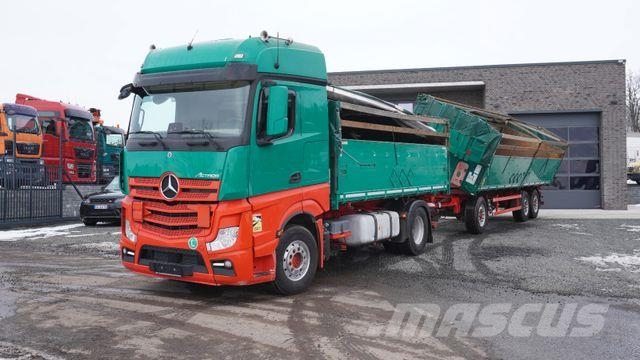 Mercedes-Benz Actros 1845 Zug Kipper Dreiseitenkipper Getreide Camiones para granja y transporte de granos