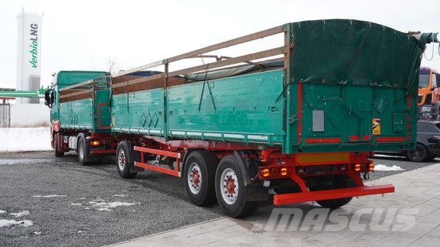 Mercedes-Benz Actros 1845 Zug Kipper Dreiseitenkipper Getreide Camiones para granja y transporte de granos