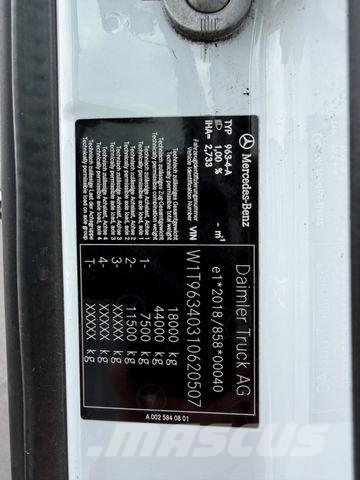 Mercedes-Benz Actros 1846 LS Hydraulik, ADR, 2 x Nebenantrieb وحدات الجر