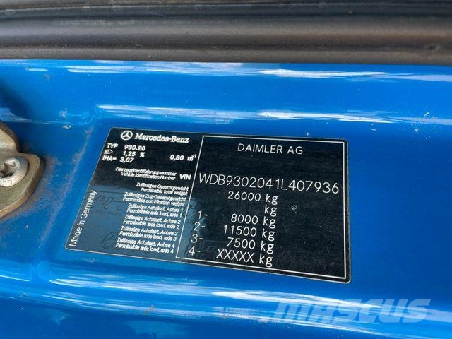 Mercedes-Benz Actros 2536 LL/ MP3/ 7.2m Pritsche/ LBW 2.0t/ AC شاحنات بغطاء جانبي