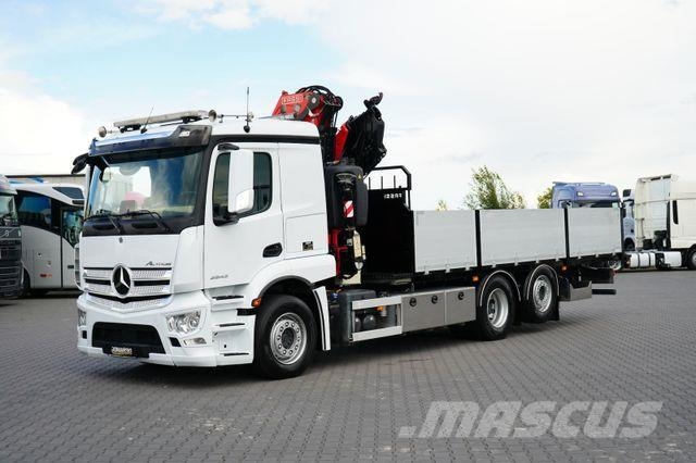 Mercedes-Benz ACTROS / 2543 / 6 X 2 / SKRZYNIOWY + HDS / FASSI Camiones grúa