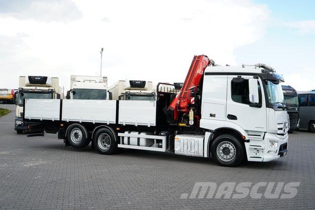 Mercedes-Benz ACTROS / 2543 / 6 X 2 / SKRZYNIOWY + HDS / FASSI Camiones grúa