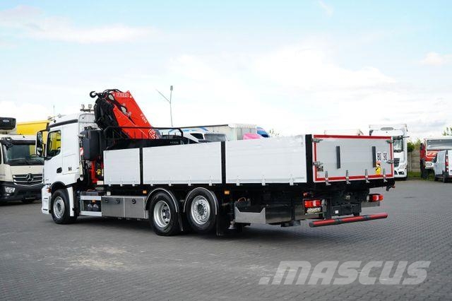 Mercedes-Benz ACTROS / 2543 / 6 X 2 / SKRZYNIOWY + HDS / FASSI Camiones grúa