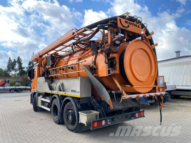 Mercedes-Benz Actros 2841 L 6x2 Saug + Spülwagen Kroll Kombi Paine-/imuautot