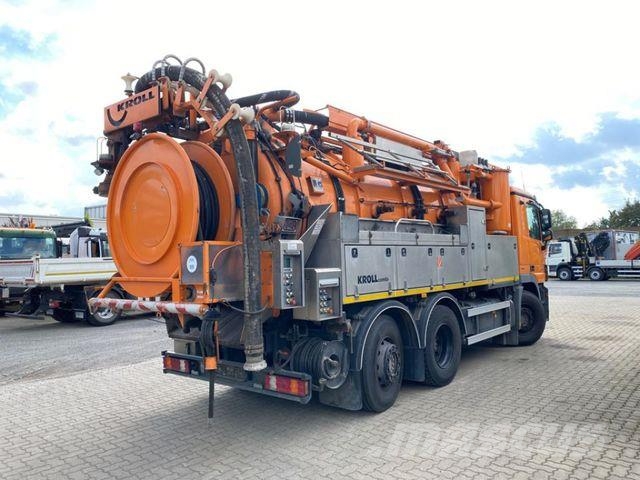 Mercedes-Benz Actros 2841 L 6x2 Saug + Spülwagen Kroll Kombi Paine-/imuautot