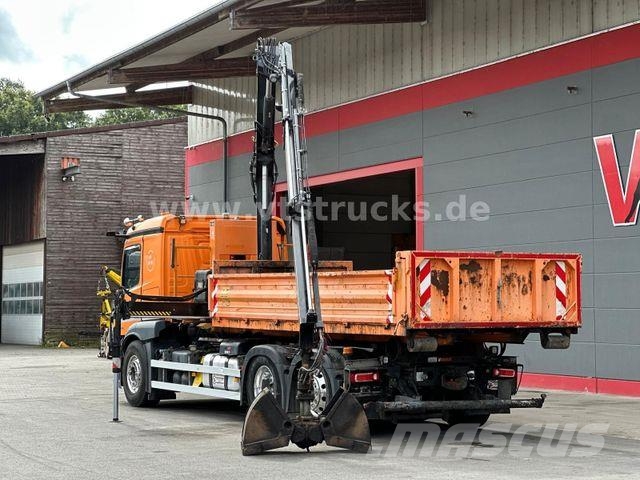 Mercedes-Benz Actros 2546L 6x2 Lenk-/Lift Abroller mit Kran Abrollkipper