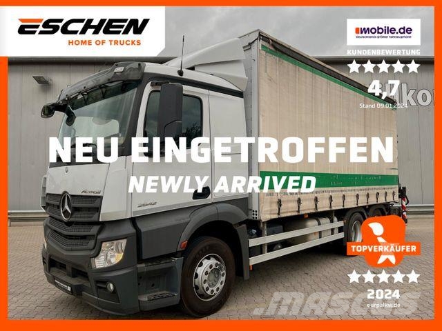 Mercedes-Benz Actros 2542 6x2 Lenk*HIAB 158 D-3 Kran*Funk*HU27 Pritschenwagen/Pritschenwagen mit Seitenklappe