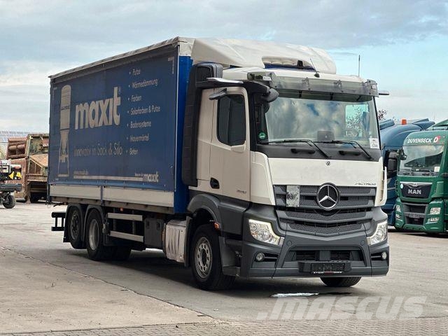 Mercedes-Benz Actros 2540 6x2LL Curtainsider/MIRRORCAM/NLA/ACC Pressukapelli kuorma-autot