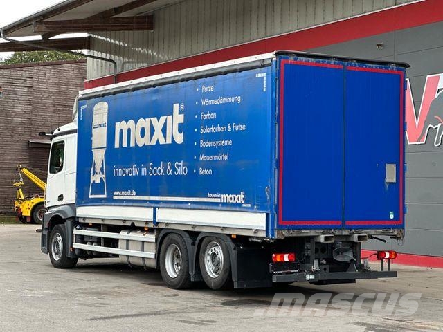 Mercedes-Benz Actros 2540 6x2LL Curtainsider/MIRRORCAM/NLA/ACC Pressukapelli kuorma-autot