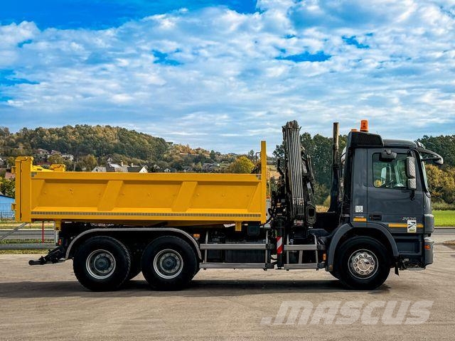 Mercedes-Benz ACTROS 2636* KIPPER 4,80 + KRAN / 6x4 Żurawie samochodowe
