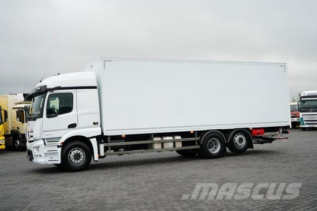 Mercedes-Benz ACTROS / 2543 / E 6 / MP 5 / KONTENER + WINDA / Фургони