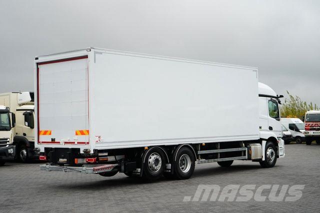 Mercedes-Benz ACTROS / 2543 / E 6 / MP 5 / KONTENER + WINDA / Фургони