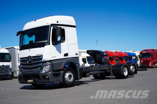 Mercedes-Benz ACTROS / 2540 / ACC / EURO 6 / PODWOZIE DO ZABUD Chassis met cabine