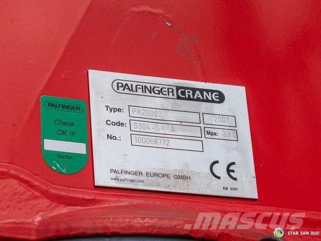 Mercedes-Benz ACTROS 2044A 4x4 Palfinger PK 20002 hds Crane شاحنات الرافعات