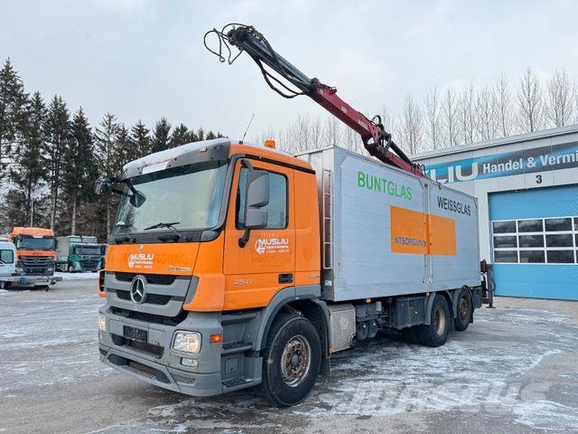 Mercedes-Benz Actros 2541 6X2 Glas/Schrott Transporter Kran Ďalšie nákladné vozidlá