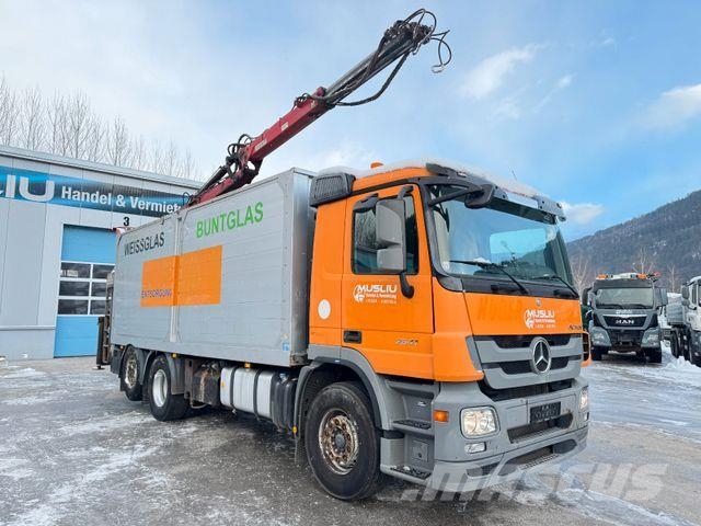 Mercedes-Benz Actros 2541 6X2 Glas/Schrott Transporter Kran Ďalšie nákladné vozidlá