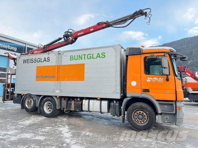 Mercedes-Benz Actros 2541 6X2 Glas/Schrott Transporter Kran Ďalšie nákladné vozidlá