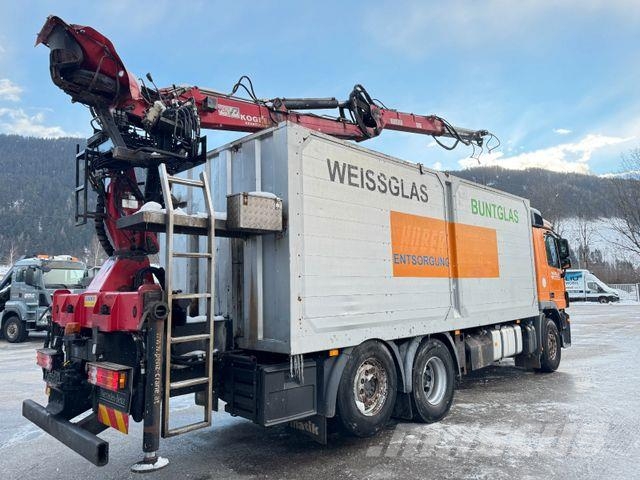 Mercedes-Benz Actros 2541 6X2 Glas/Schrott Transporter Kran Ďalšie nákladné vozidlá