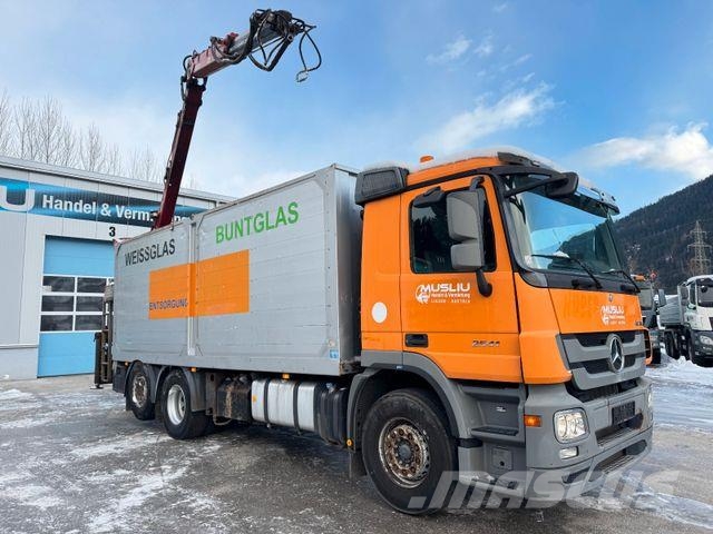 Mercedes-Benz Actros 2541 6X2 Glas/Schrott Transporter Kran Ďalšie nákladné vozidlá