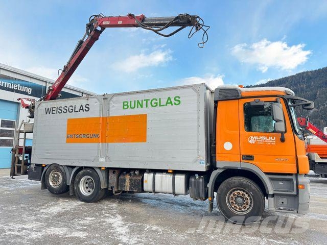 Mercedes-Benz Actros 2541 6X2 Glas/Schrott Transporter Kran Ďalšie nákladné vozidlá