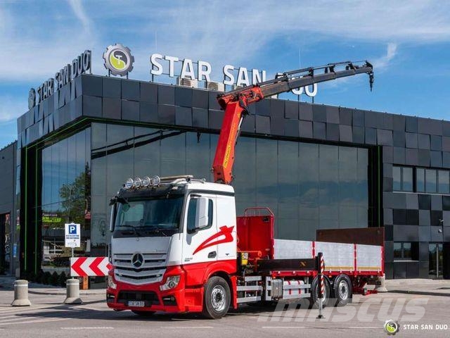Mercedes-Benz Actros 2542 6x2 Palfinger PK 22002 EH Crane Camiones grúa