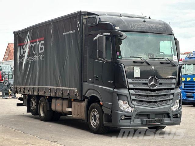 Mercedes-Benz Actros 2543 6x2BL Plane /ACC /LDW/ KLIMA/EBA شاحنات بغطاء جانبي