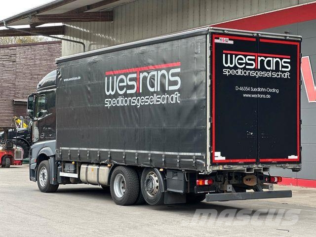 Mercedes-Benz Actros 2543 6x2BL Plane /ACC /LDW/ KLIMA/EBA شاحنات بغطاء جانبي