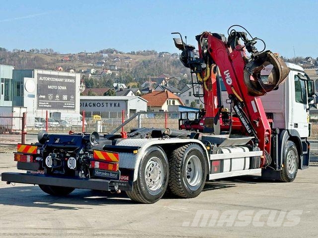 Mercedes-Benz ACTROS 2544 * ABROLLKIPPER * LHO L190Z(78) * TOP 吊鉤式起重車