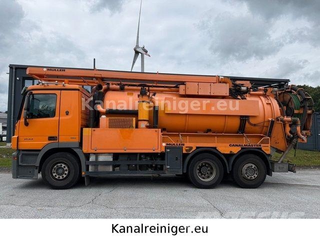 Mercedes-Benz Actros 2544 L 6x2 Müller Canalmaster 콤비/진공 트럭