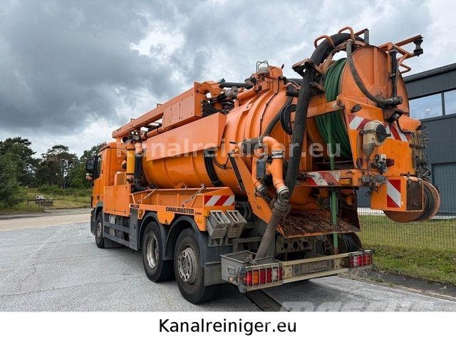 Mercedes-Benz Actros 2544 L 6x2 Müller Canalmaster 콤비/진공 트럭