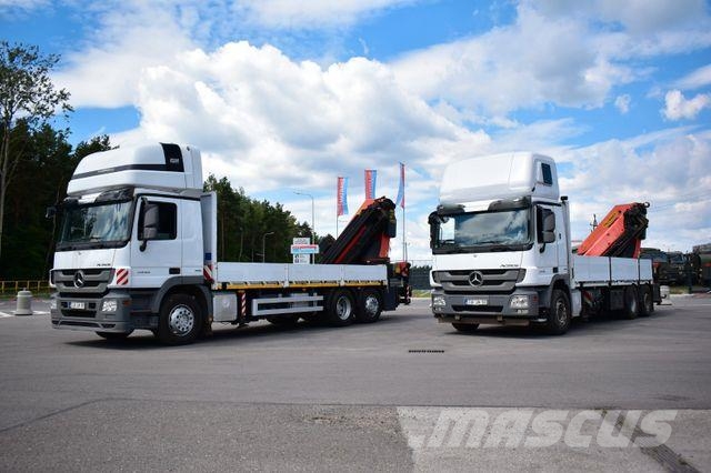 Mercedes-Benz ACTROS 2546 6x2 Palfinger PK 50002 EURO 5 Cran . Lastbil med kran