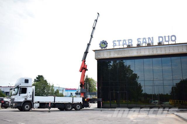 Mercedes-Benz ACTROS 2546 6x2 Palfinger PK 50002 EURO 5 Cran . Lastbil med kran