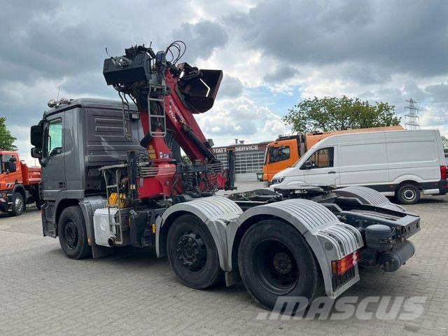 Mercedes-Benz Actros 2546 L 6x2 SZM / Kran HMF 1444 faltbar Camiones tractor