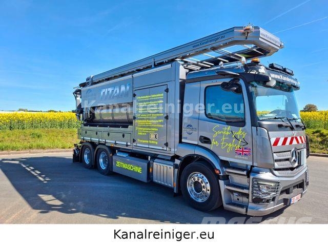 Mercedes-Benz Actros 2546 L 6x2 BL Krüger Sauger SSP12-2 GAK Camiones aspiradores/combi