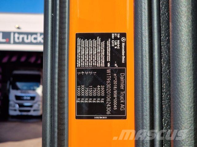 Mercedes-Benz Actros 2548 / Retarder / Aluklappen / 6E Tentautod