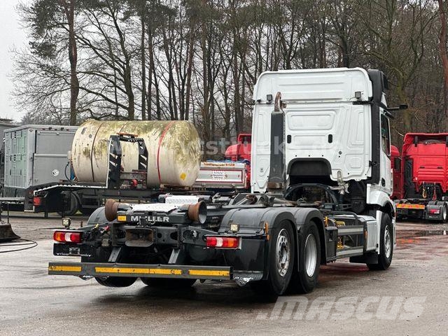 Mercedes-Benz Actros 2548 L Meiller-ARK, Nachlauf-Lift-Lenkach Abrollkipper