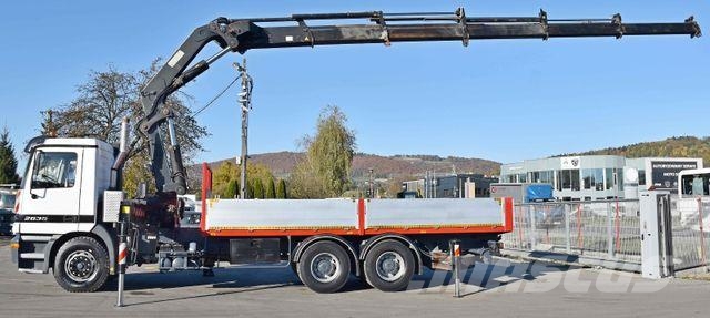 Mercedes-Benz ACTROS 2635 Pritsche 6,40m + HIAB 400 E-5 + FUNK Автокранове
